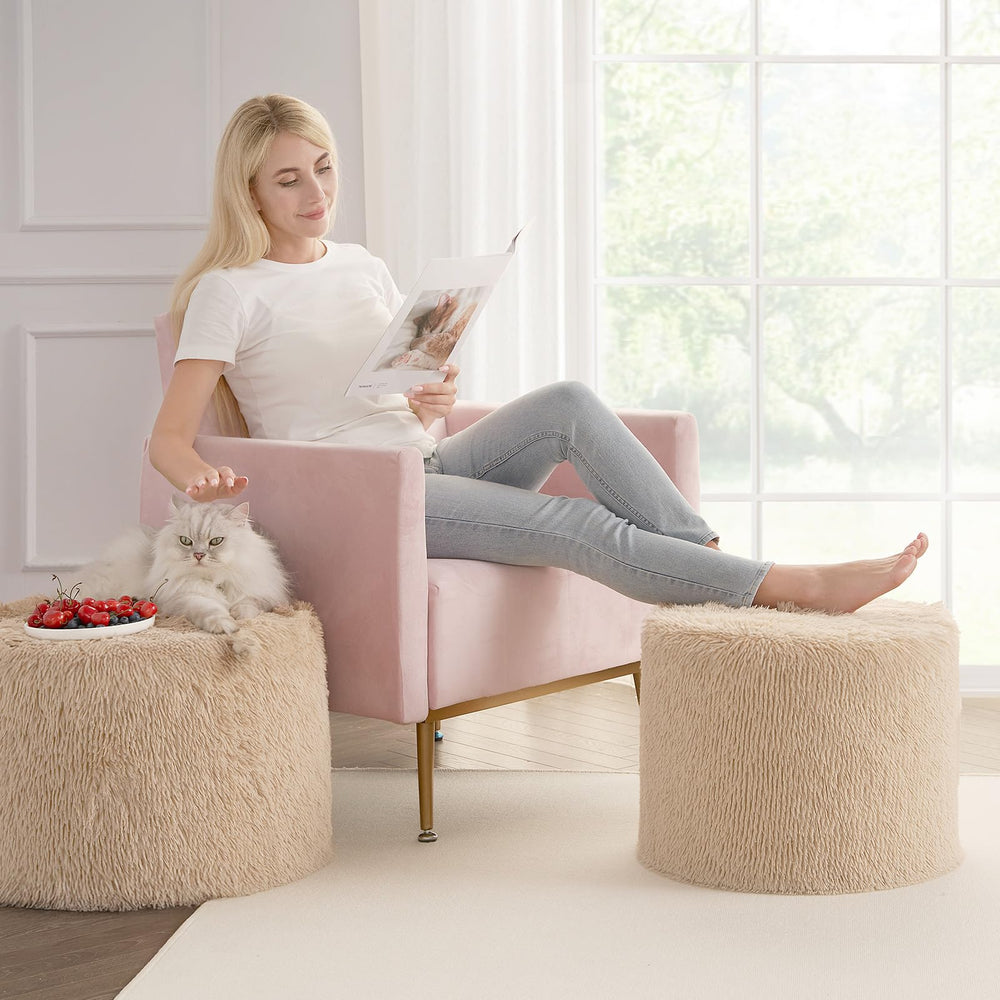 Hansleep pouf avec chat installé illustrant attraction et douceur