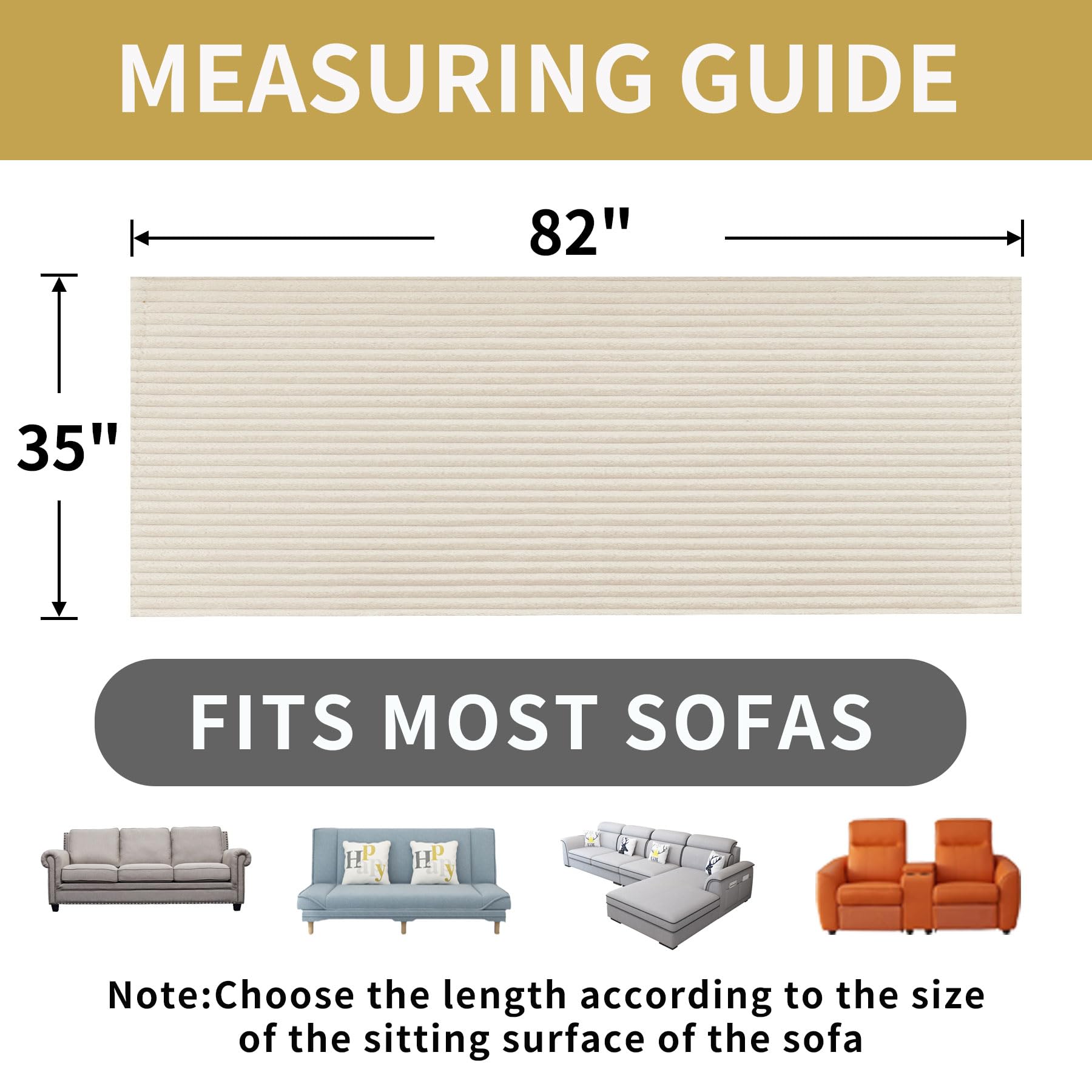 HAOMAIJIA comparaison taille 35 x 82 pouces pour adaptabilité