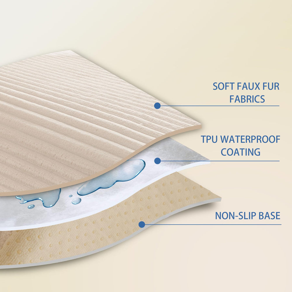 HAOMAIJIA détail texture fausse fourrure offrant confort chaud au chien