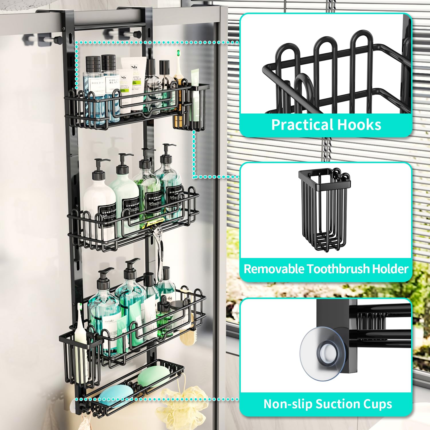 HapiRm détail ventouse et fixation stable pour éviter chutes