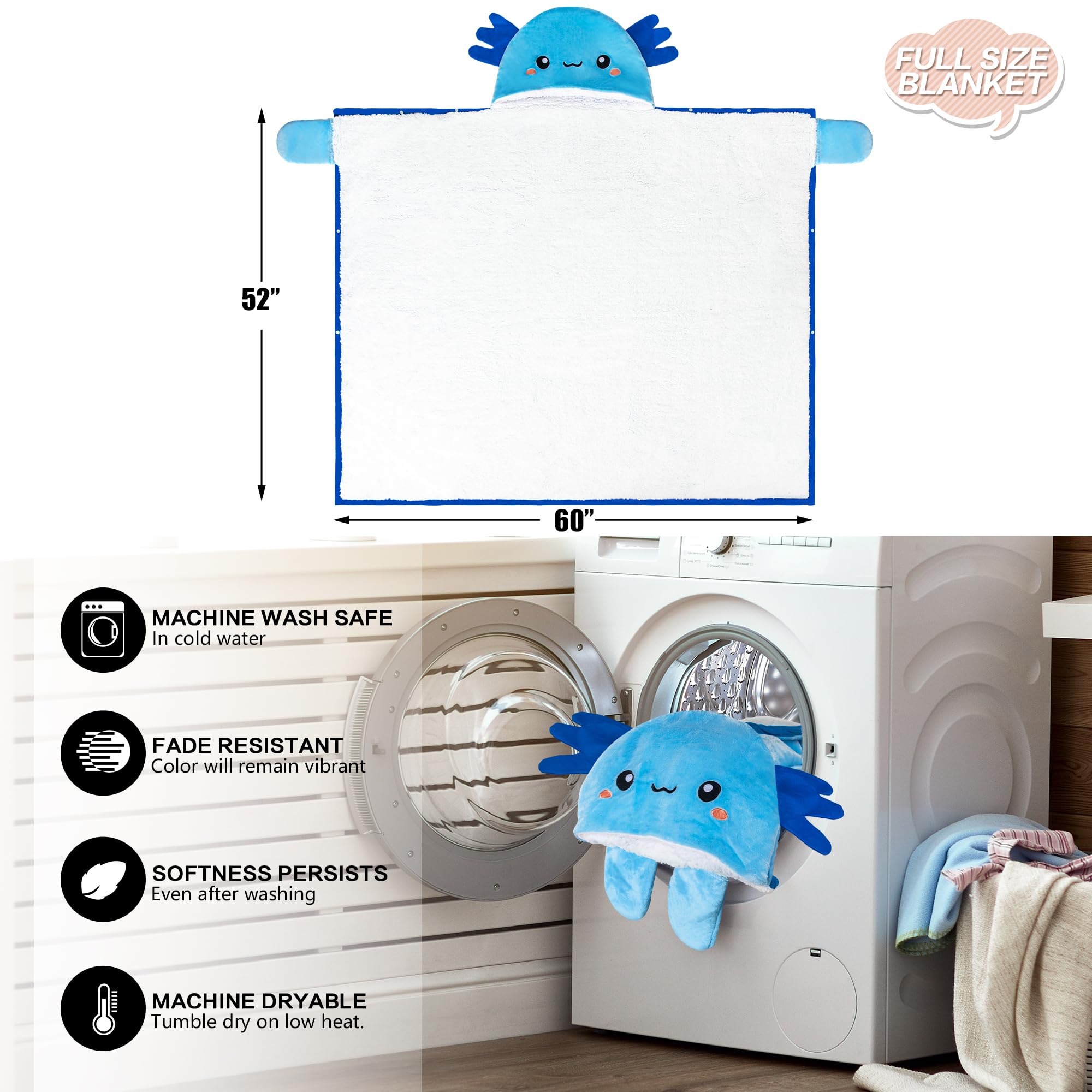 Happy Fuel comparaison taille 60x52, couverture couvrante pour adultes