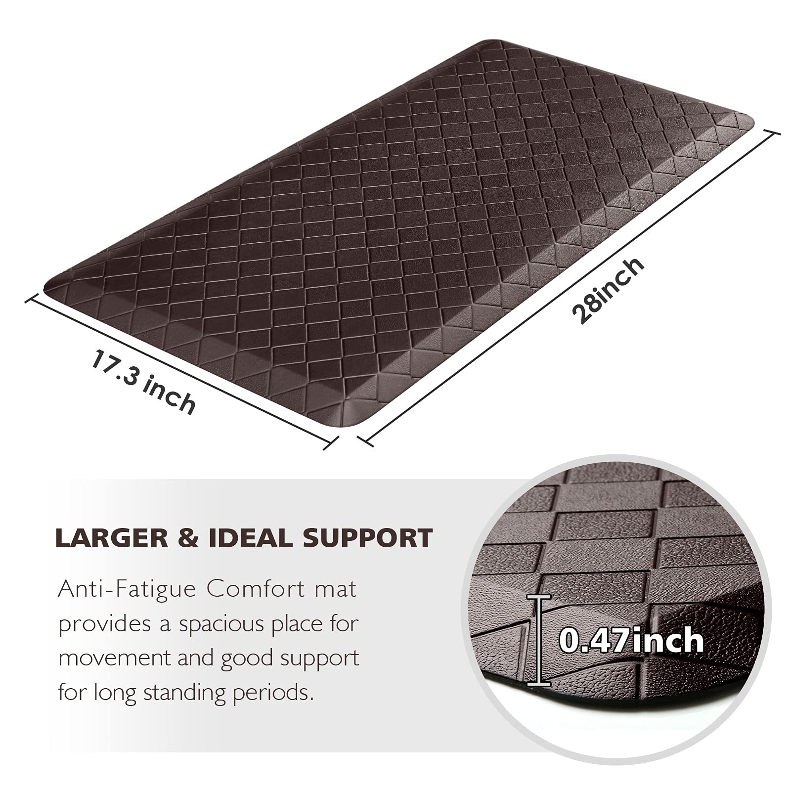 HappyTrends gros plan mousse illustrant amorti ergonomique et soutien