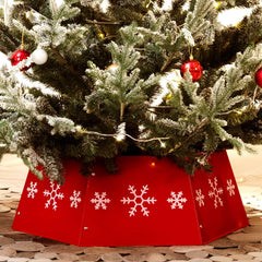 HarcoHome collerette avant emballage montrant la face hexagonale festive et gain d'esthétique