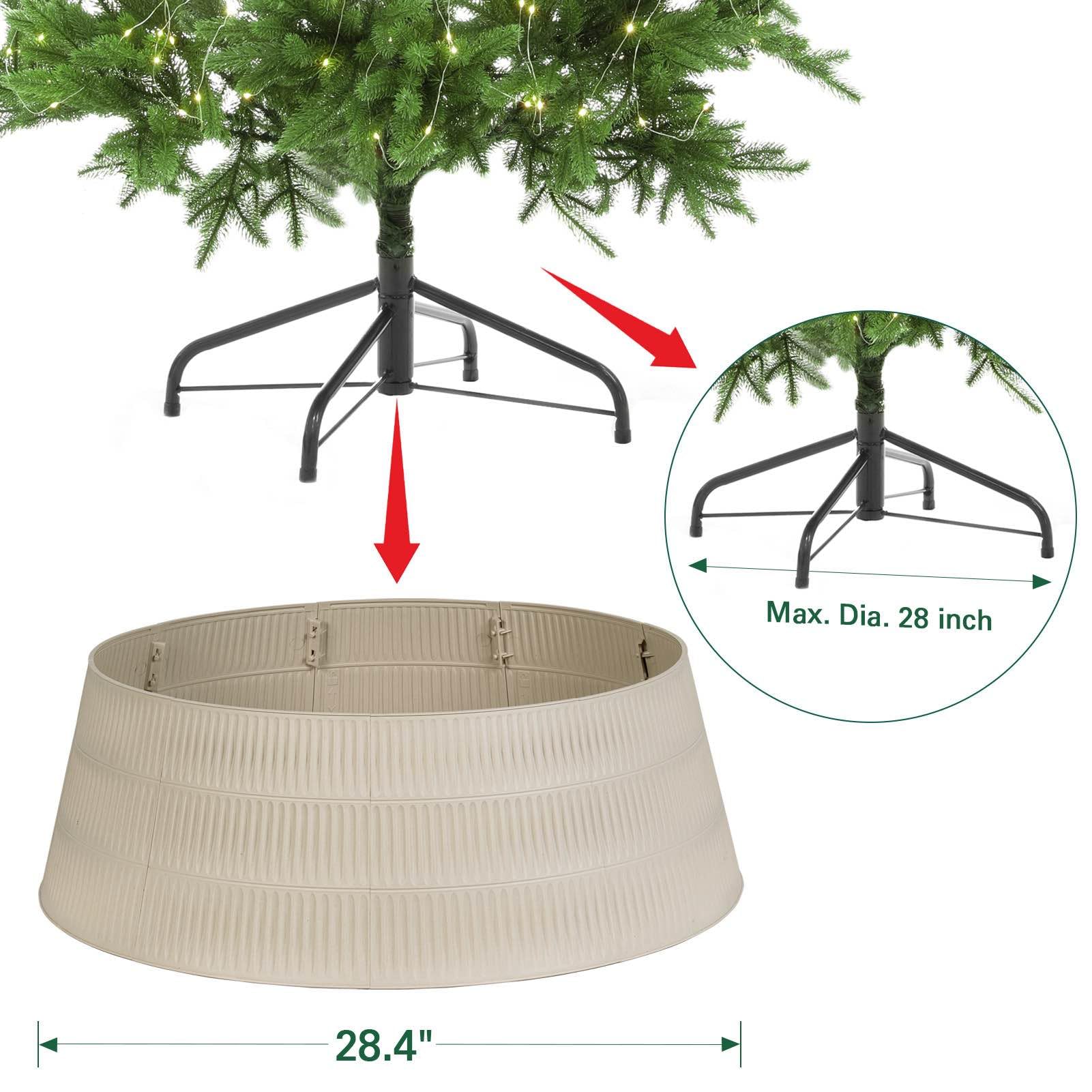 HarcoHome comparaison d’échelle avec un pied de sapin pour visualiser la taille