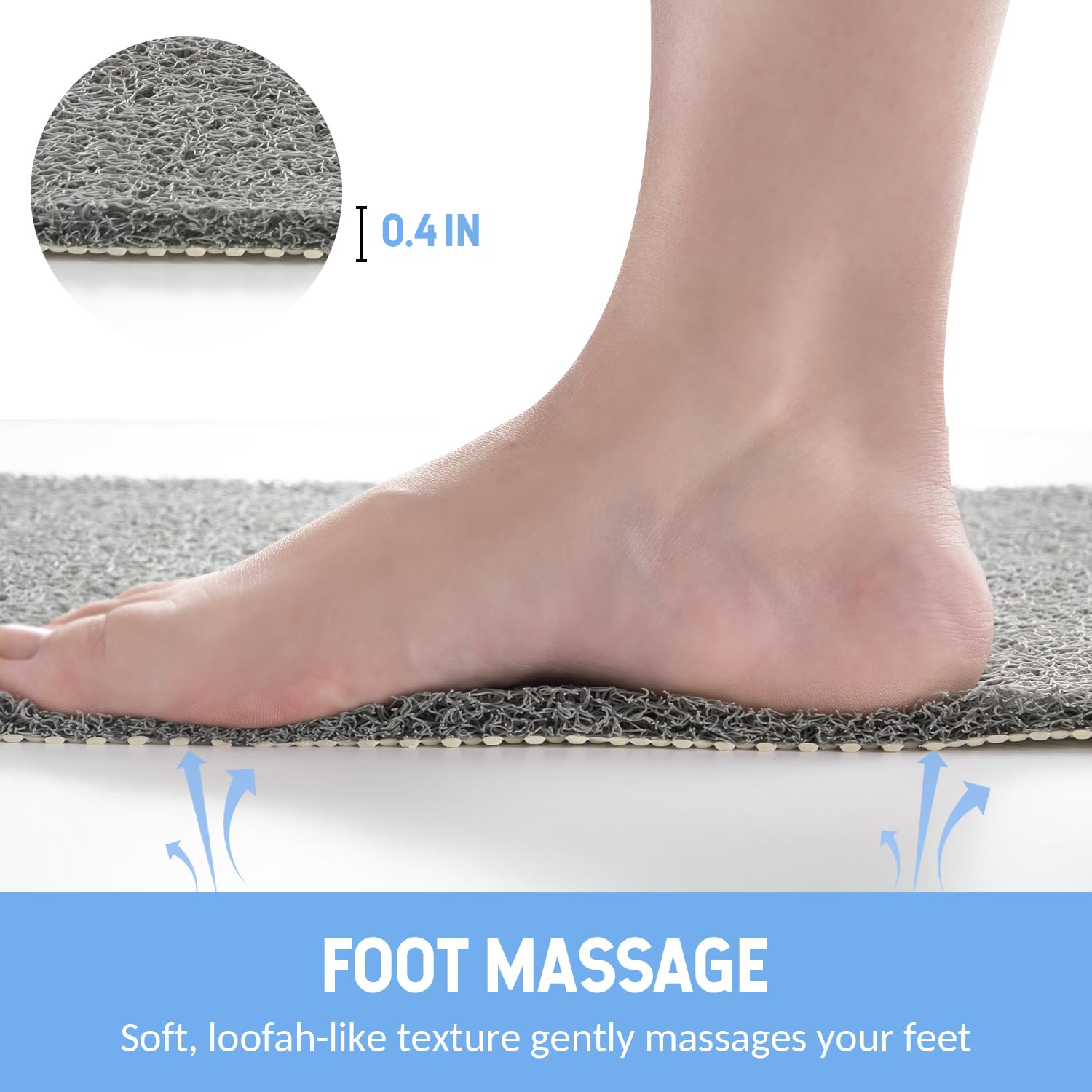 Hargiis tapis comparé à baignoire illustre taille 32x17 pouces