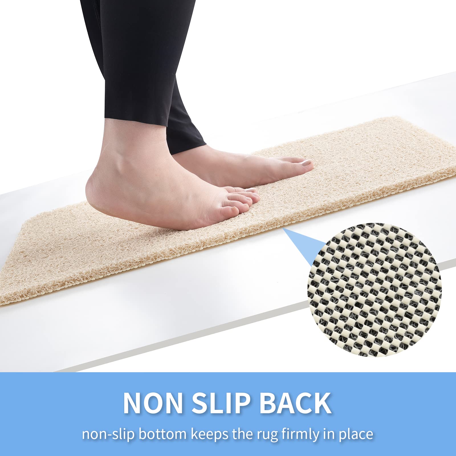 Hargiis tapis en usage dans baignoire augmentant la stabilité pendant la douche