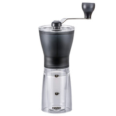 HARIO moulin face avant noir, design compact et élégant