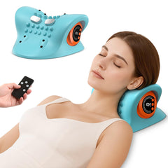 HarrFlow vue frontale du masseur de cou montrant forme en C et courbure ergonomique pour confort
