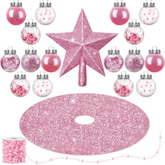 Harrycle ensemble face du lot 33 pièces pour décoration de sapin, cohérence visuelle