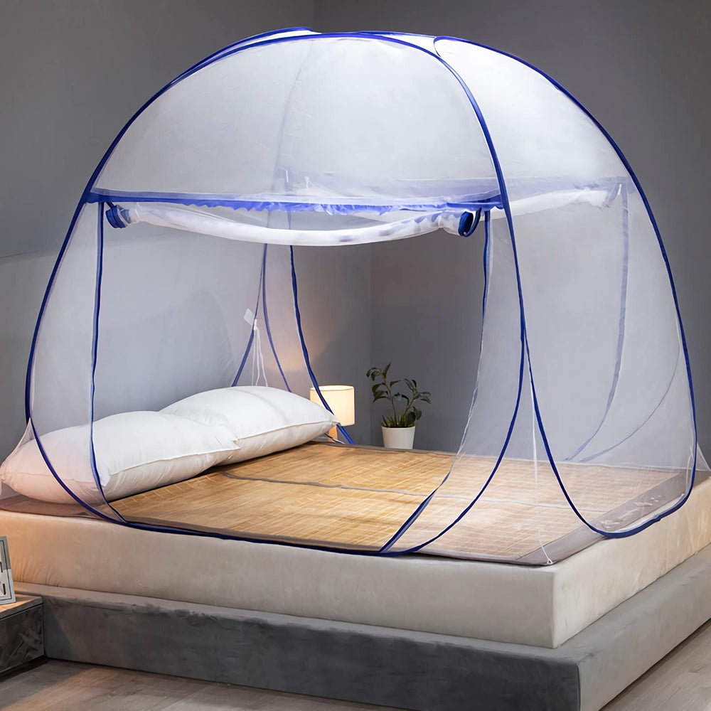 HARWAVE moustiquaire face lit complet montrant protection complète
