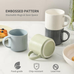 HASENSE support métal avec tasses empilées pour gain de place visible