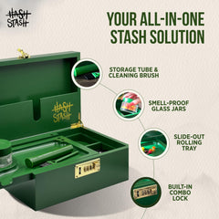 HASHSTASH boîte ouverte avec bocaux organise efficacement