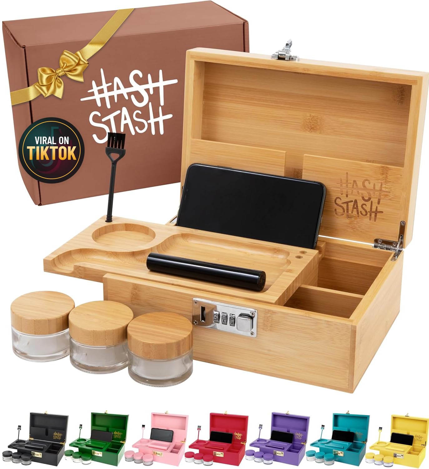 HASHSTASH boîte ouverte montrant organisation et sécurité