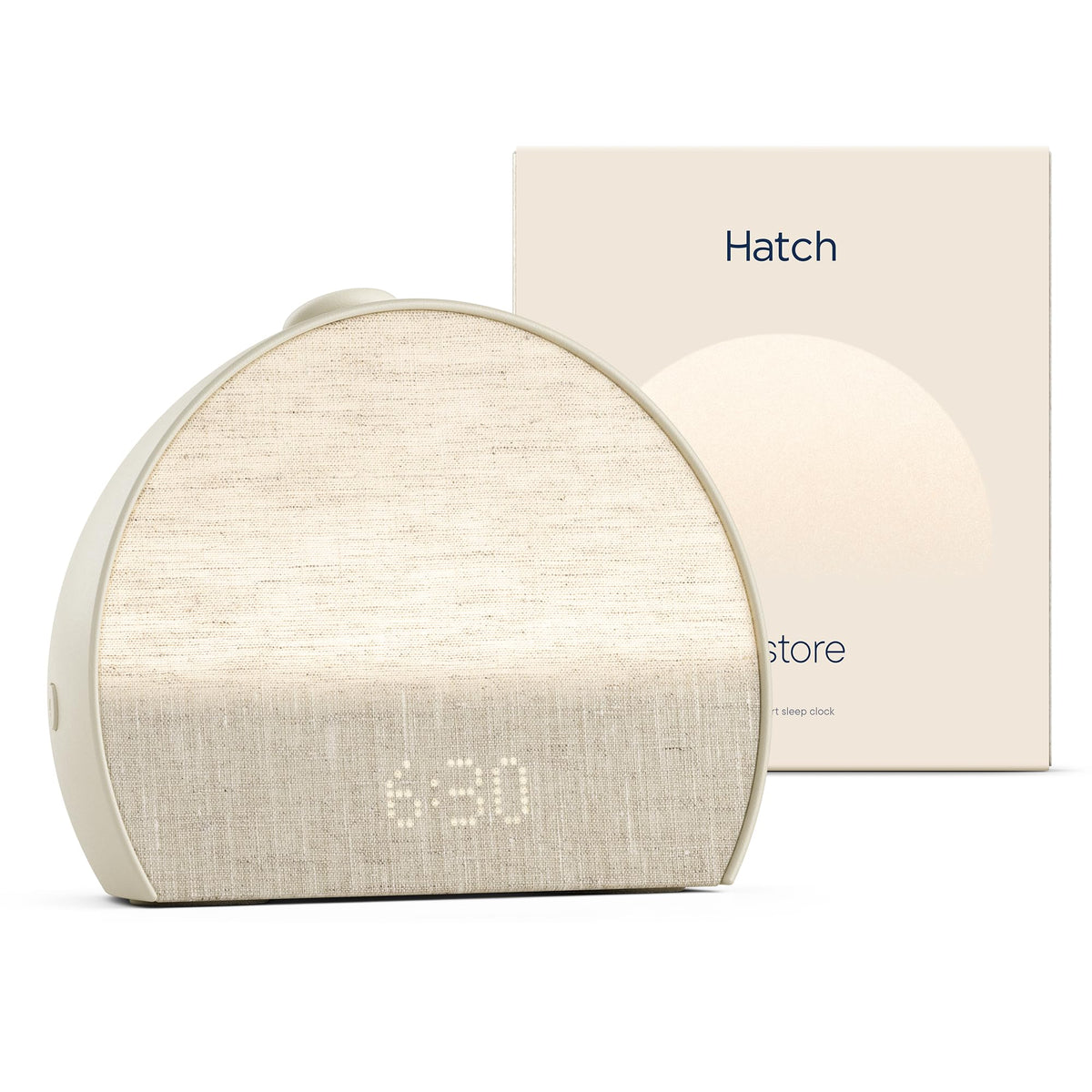 Hatch Baby Restore 3 face avant montrant afficheur et contrôle facile