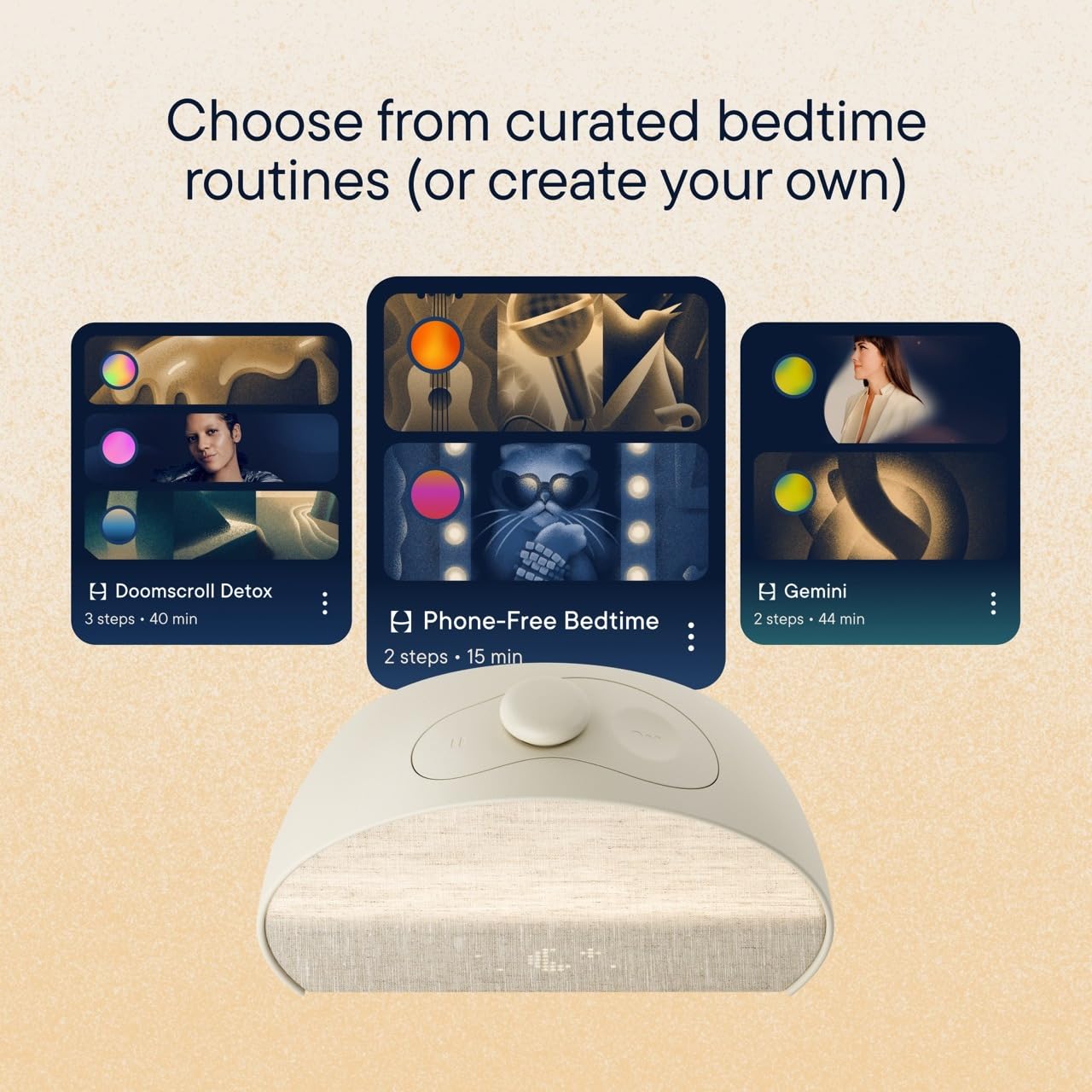 Hatch Baby vue des ports et du câble pour branchement stable et pratique