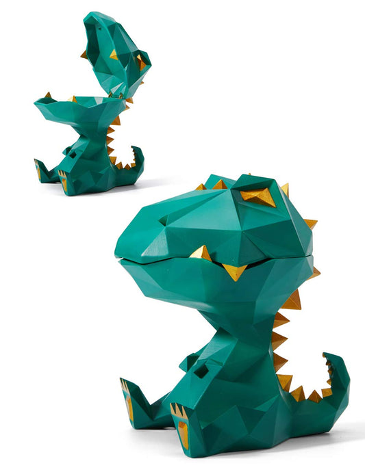 HAUCOZE dinosaure face montrant le design moderne et fonctionnalité décorative