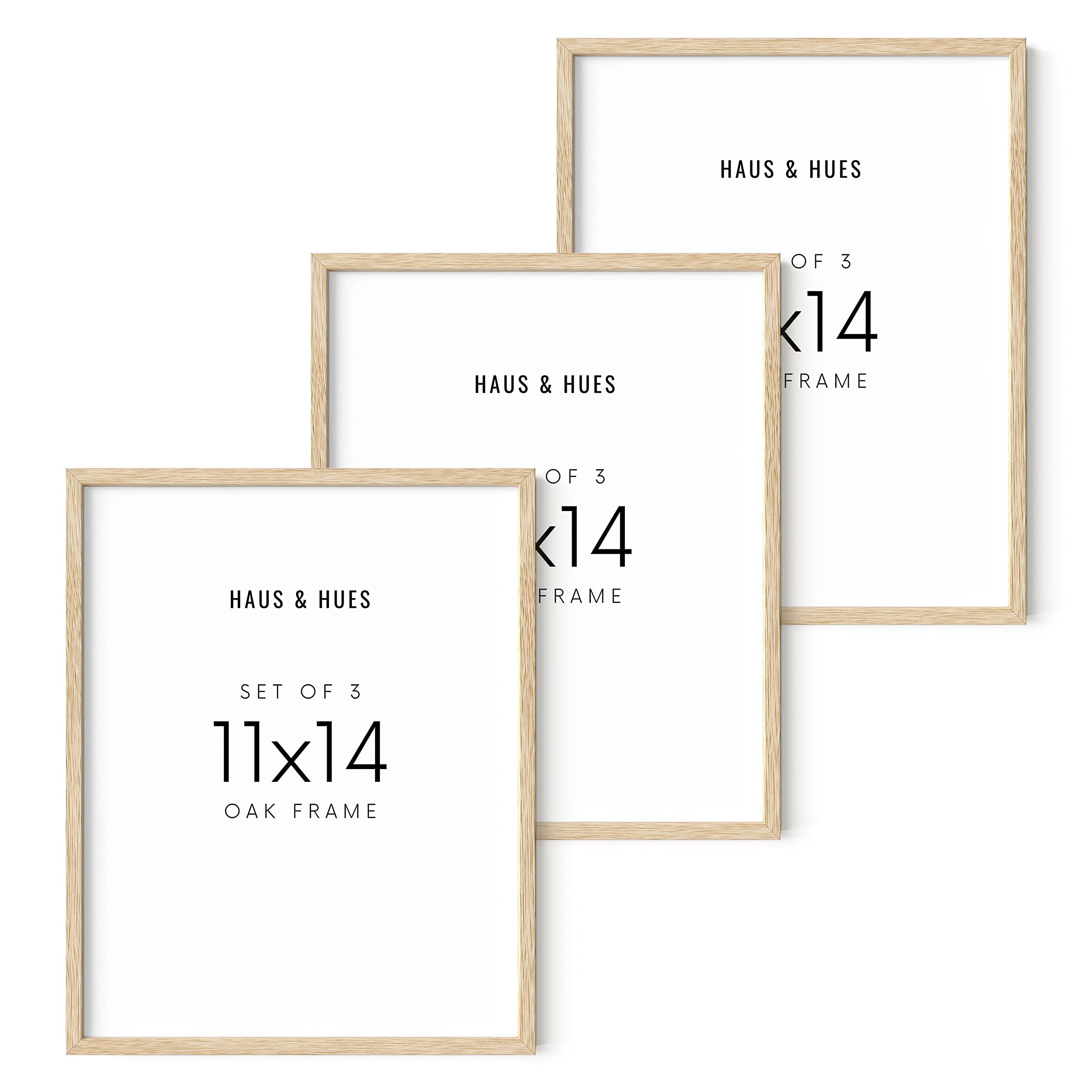 HAUS AND HUES cadre devant beige en chêne montre élégance