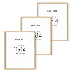 HAUS AND HUES cadre devant beige en chêne montre élégance