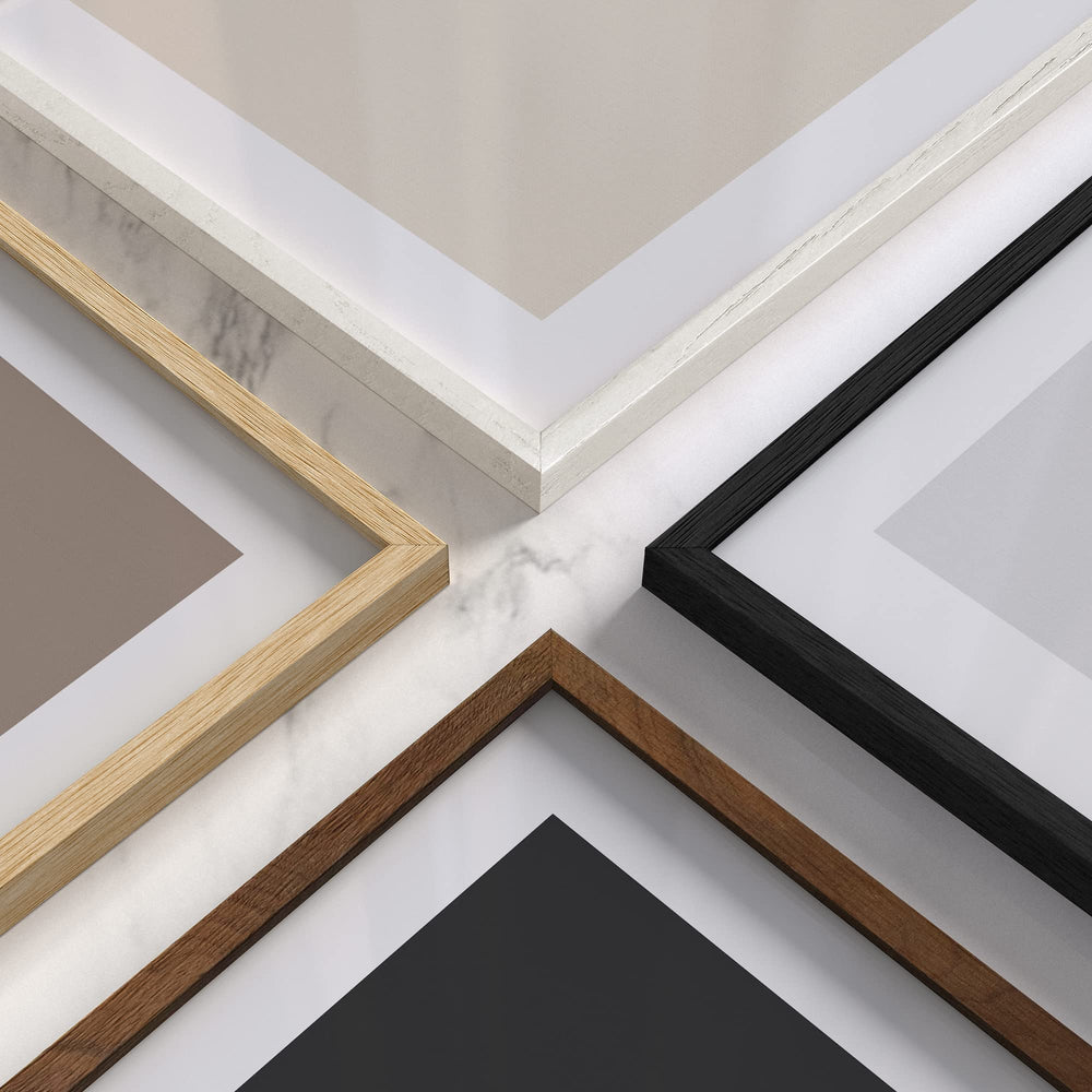 HAUS AND HUES comparaison taille 11x14 avec main illustre échelle pratique