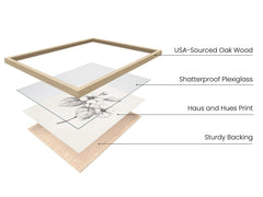 HAUS AND HUES gros plan papier semi-gloss, montre qualité d'impression
