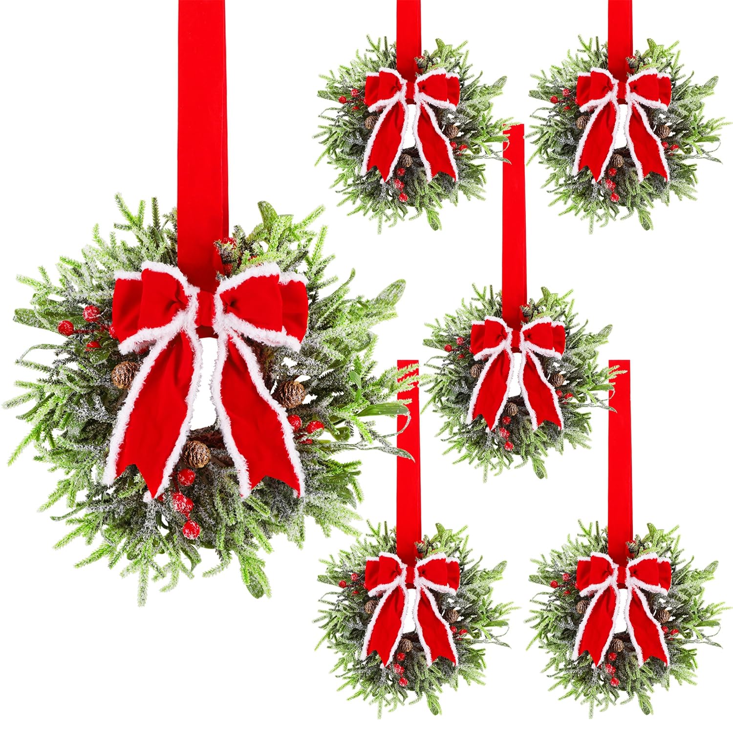 Hausse couronne face avant montrant décoration festive et gain de place