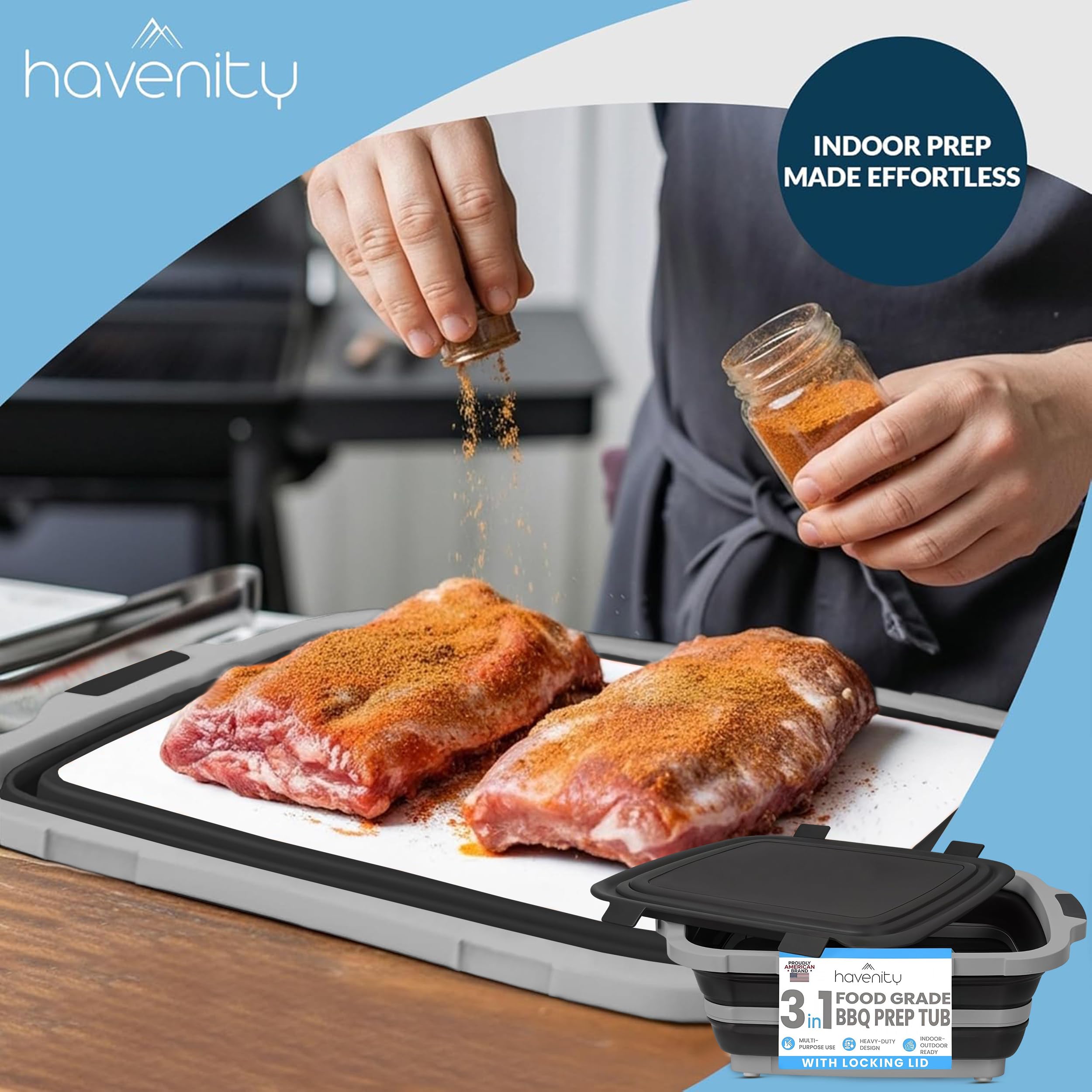Havenity couvercle verrouillable pour conserver marinades sans fuite