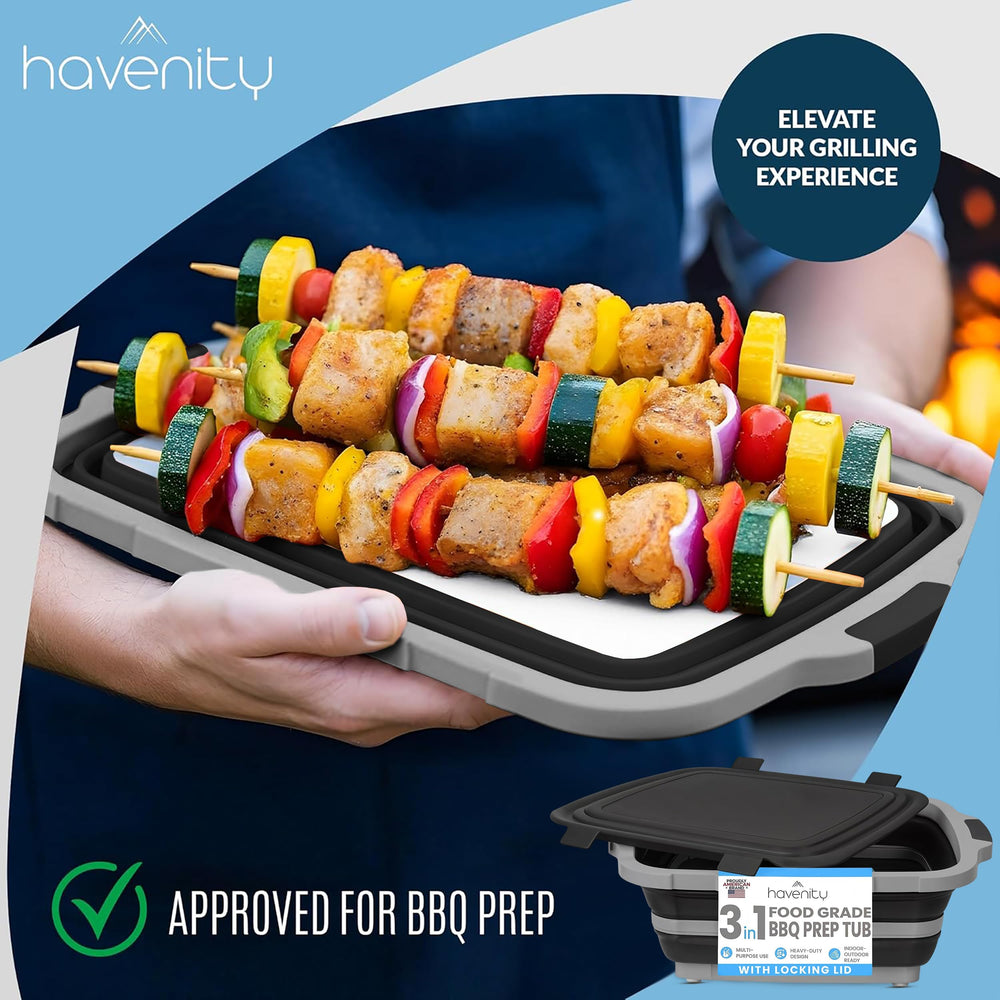 Havenity poignées solides pour transport stable vers le barbecue