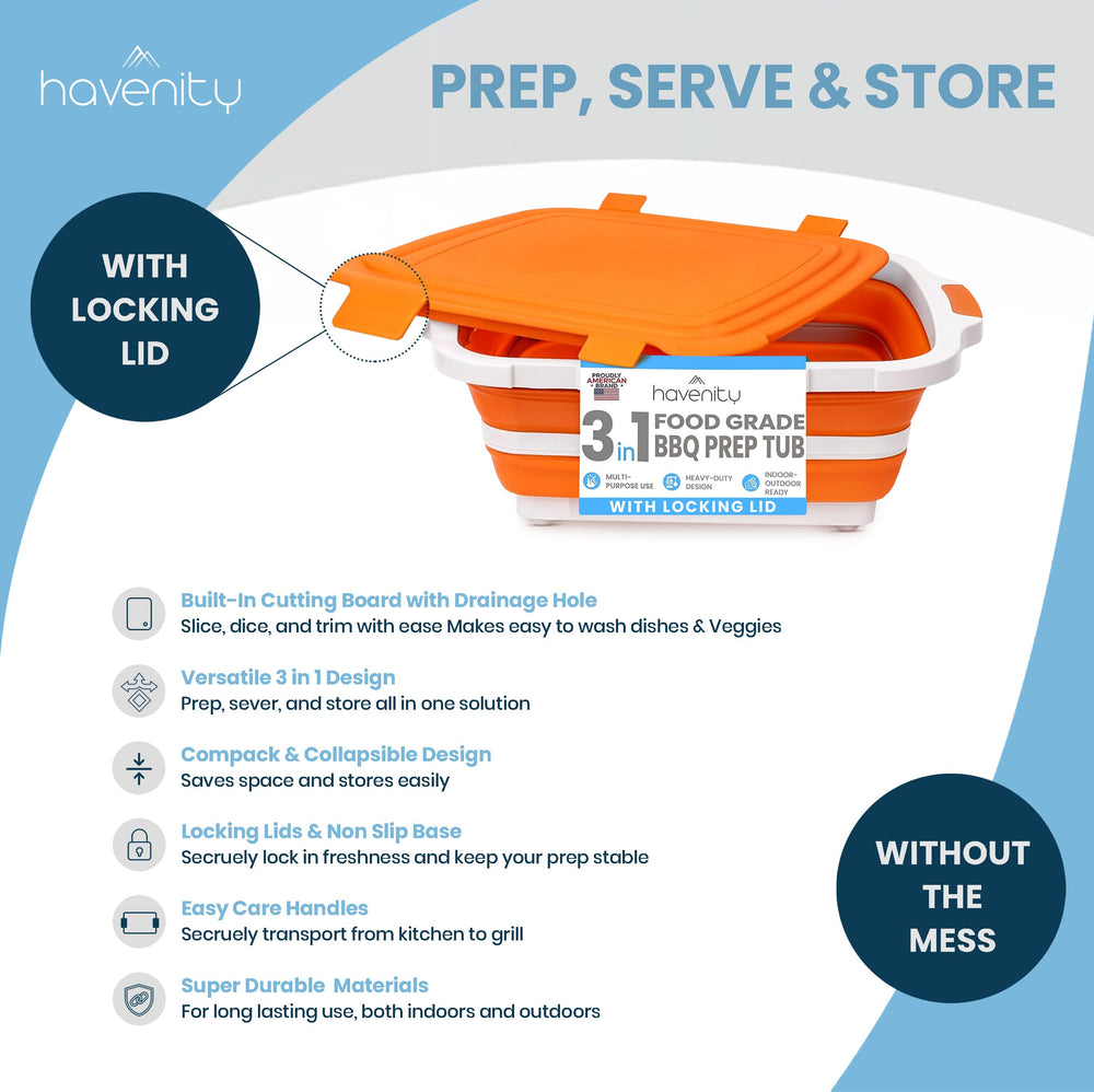 Havenity en usage camping sur table montrant préparation pratique des repas