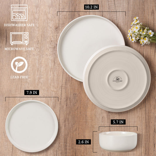 HaWare assiettes à salade empilées, gain de place et esthétique cohérente
