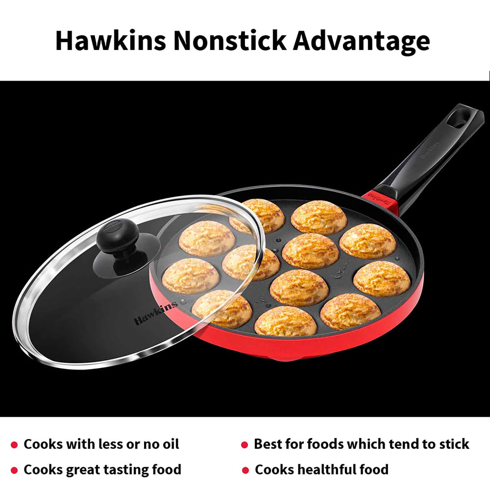Hawkins Appe Pan avec 12 cavités remplies montrant portions uniformes