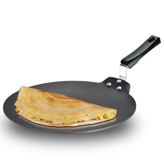 HAWKINS tava face avant montrant diamètre 33 cm et cuisson homogène