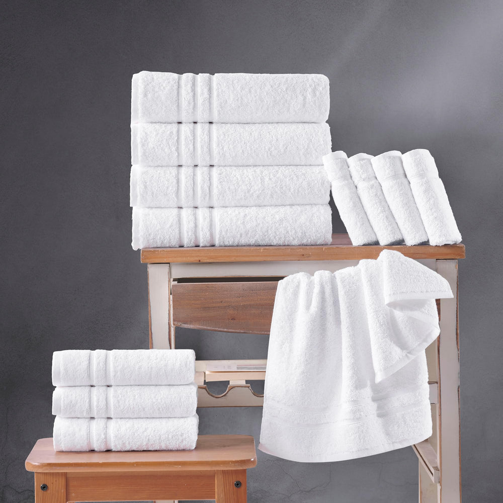 Hawmam Linen détails des bords double surpiqûre garantissant durabilité