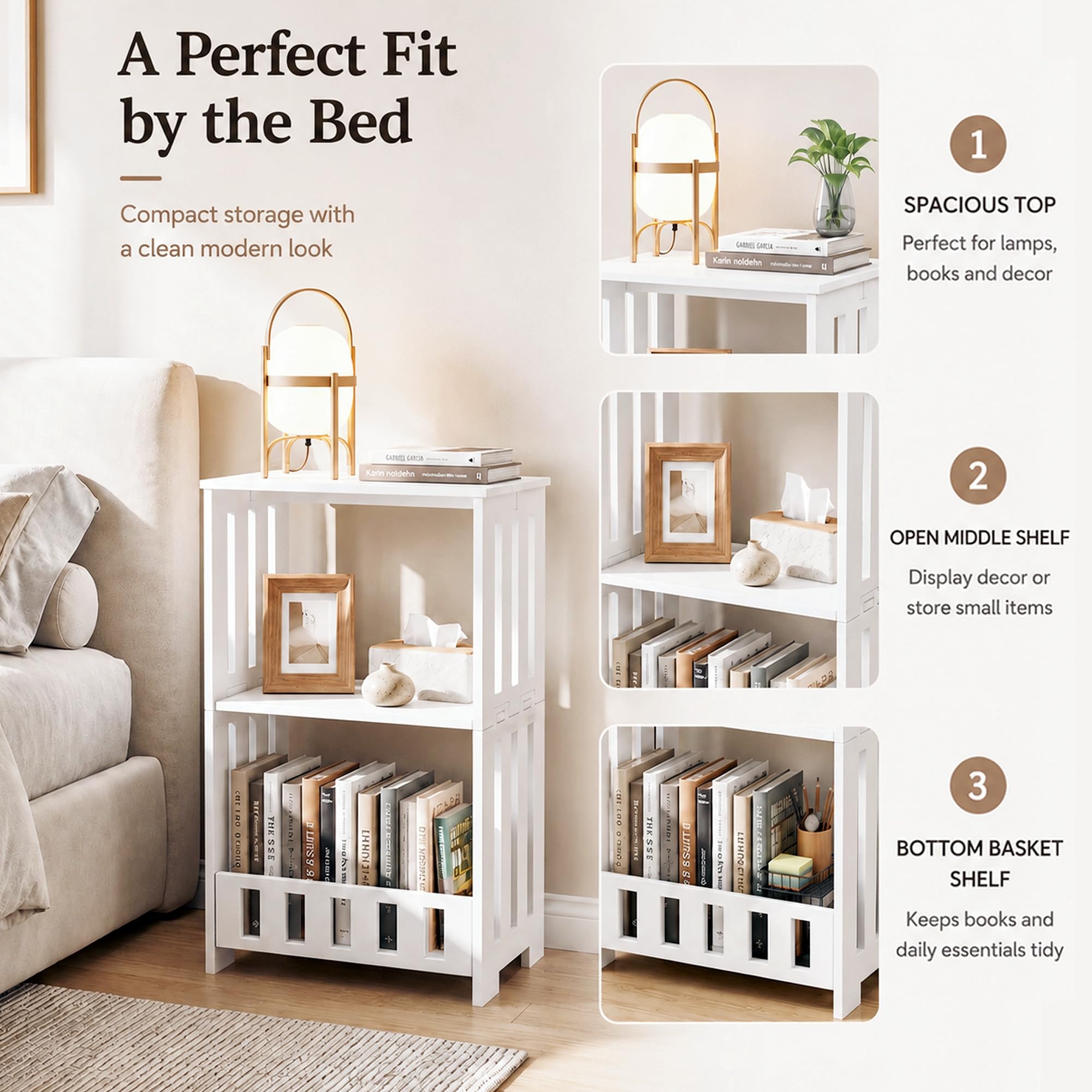 HAYOFAMY panier inférieur pour rangement organisé et accessible