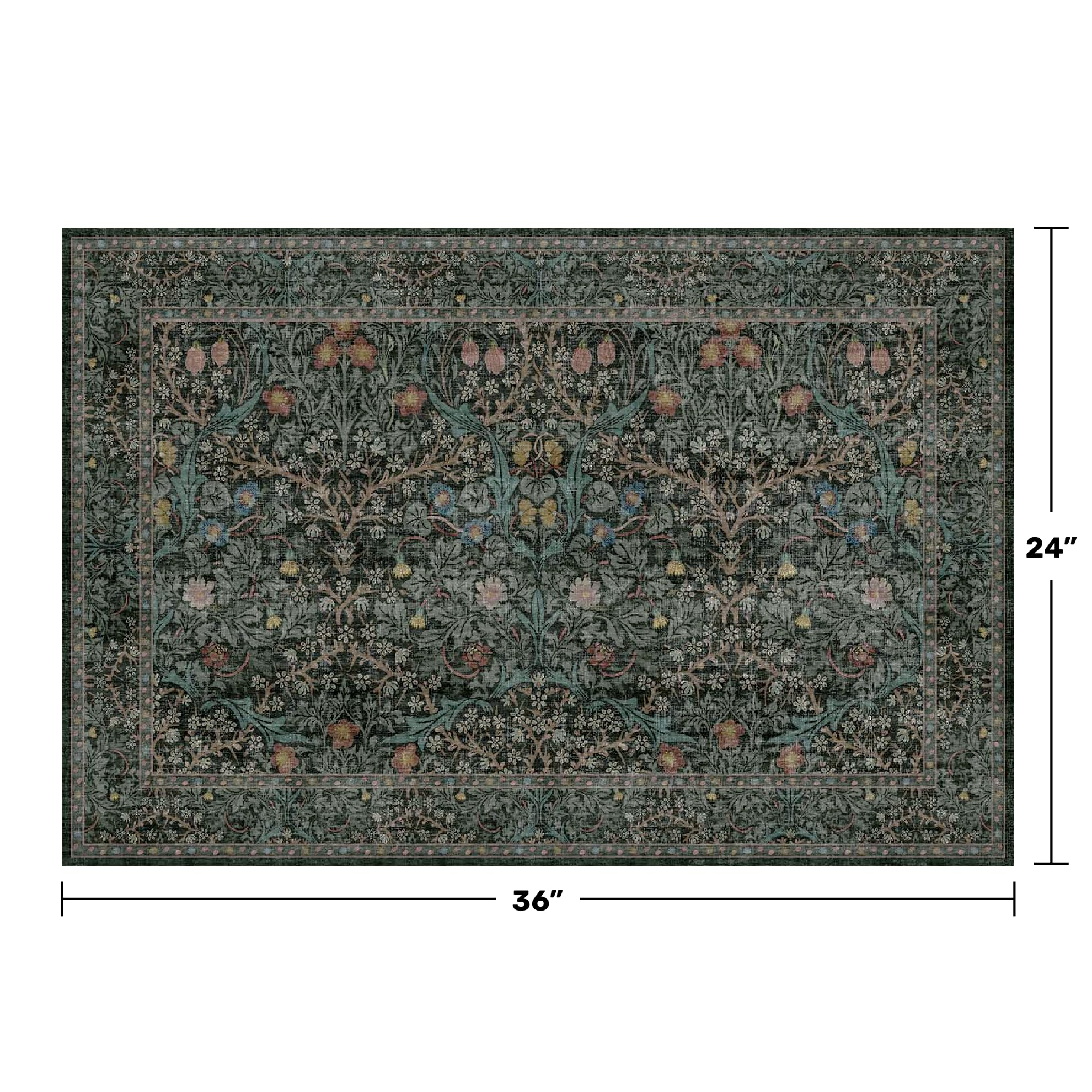 Hazo Haus gros plan motif botanique vintage pour une décoration riche