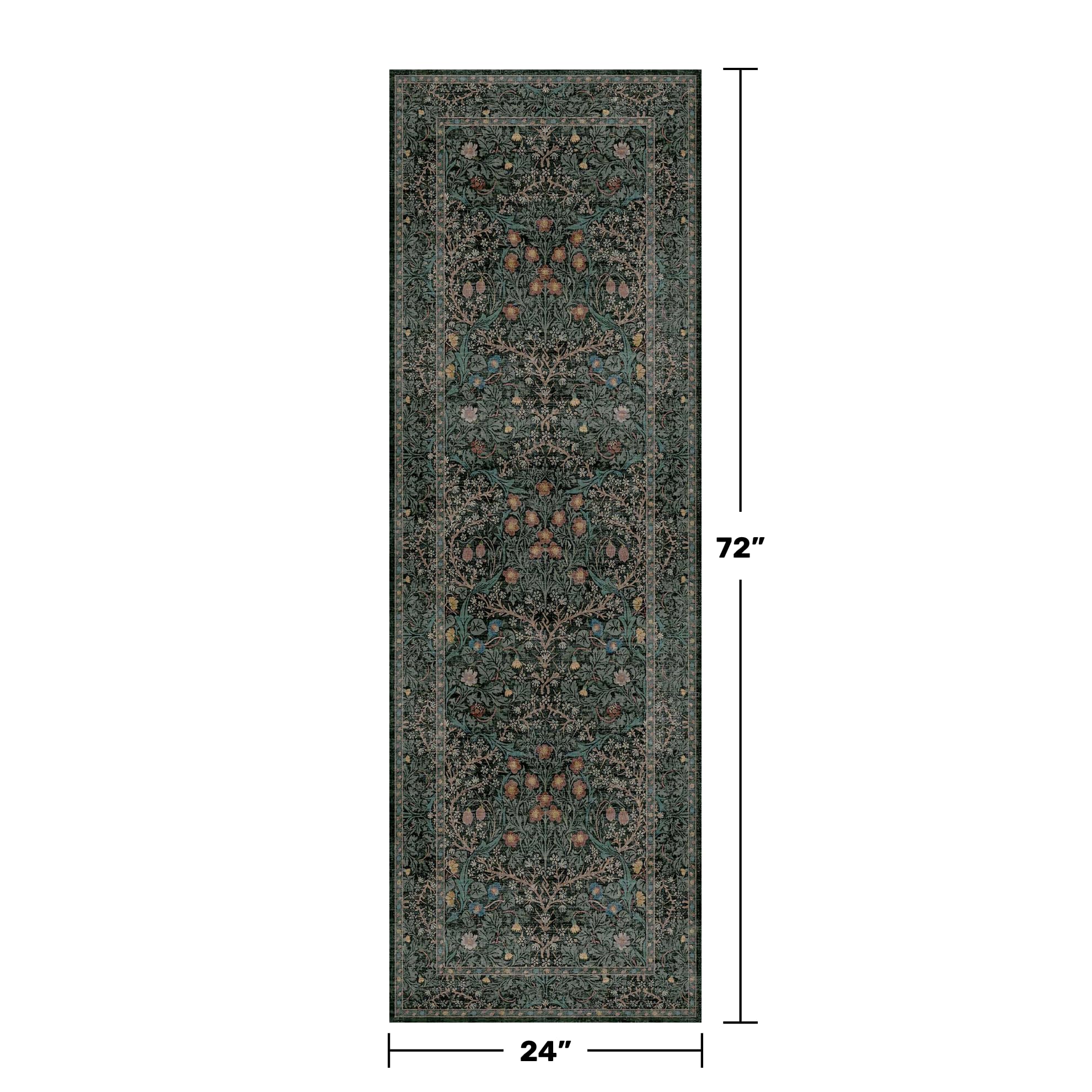 Hazo Haus gros plan motif floral vert pour effet décoratif raffiné