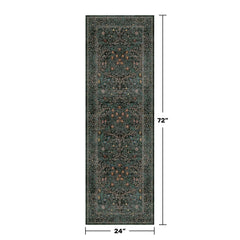 Hazo Haus gros plan motif floral vert pour effet décoratif raffiné