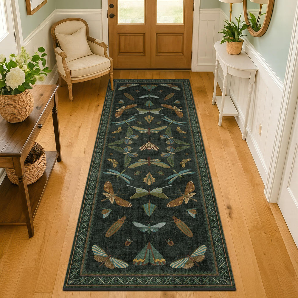 Hazo Haus vue frontale du tapis apportant style et protection