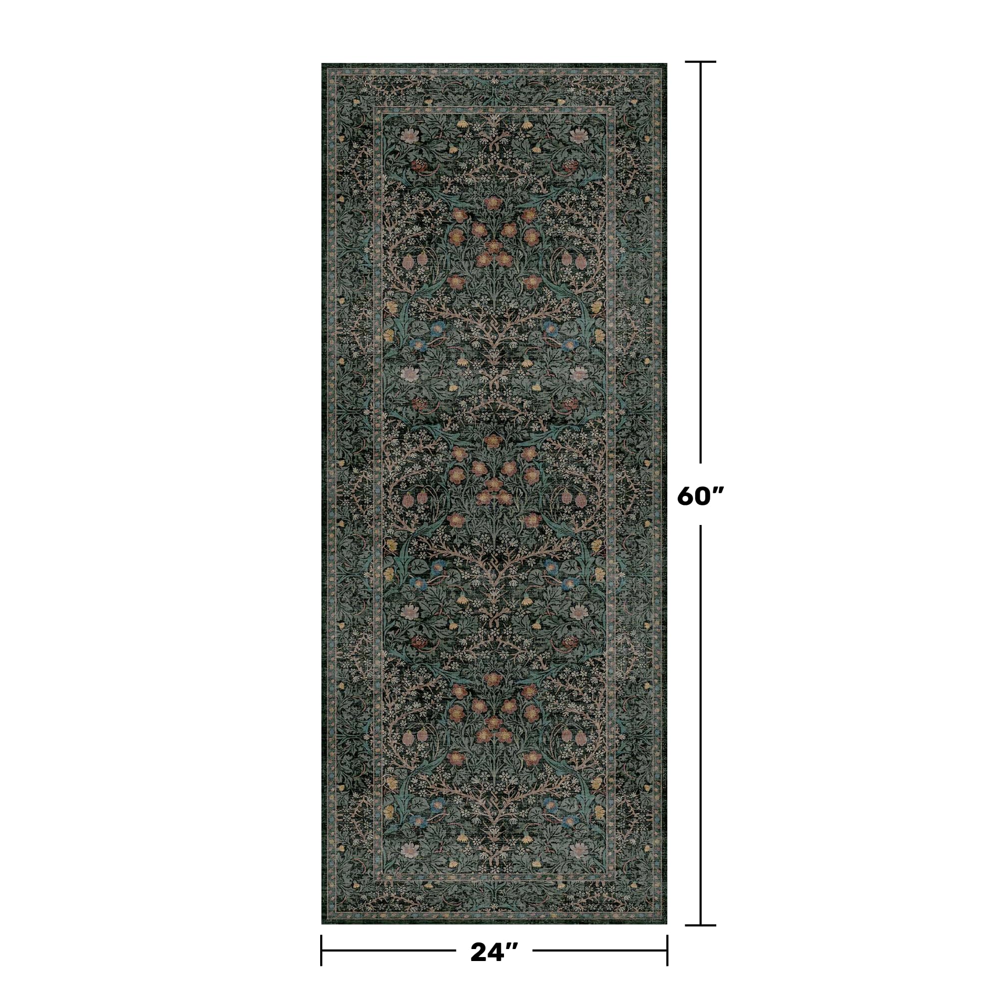Hazo Haus gros plan du motif floral, montre détails raffinés et durabilité