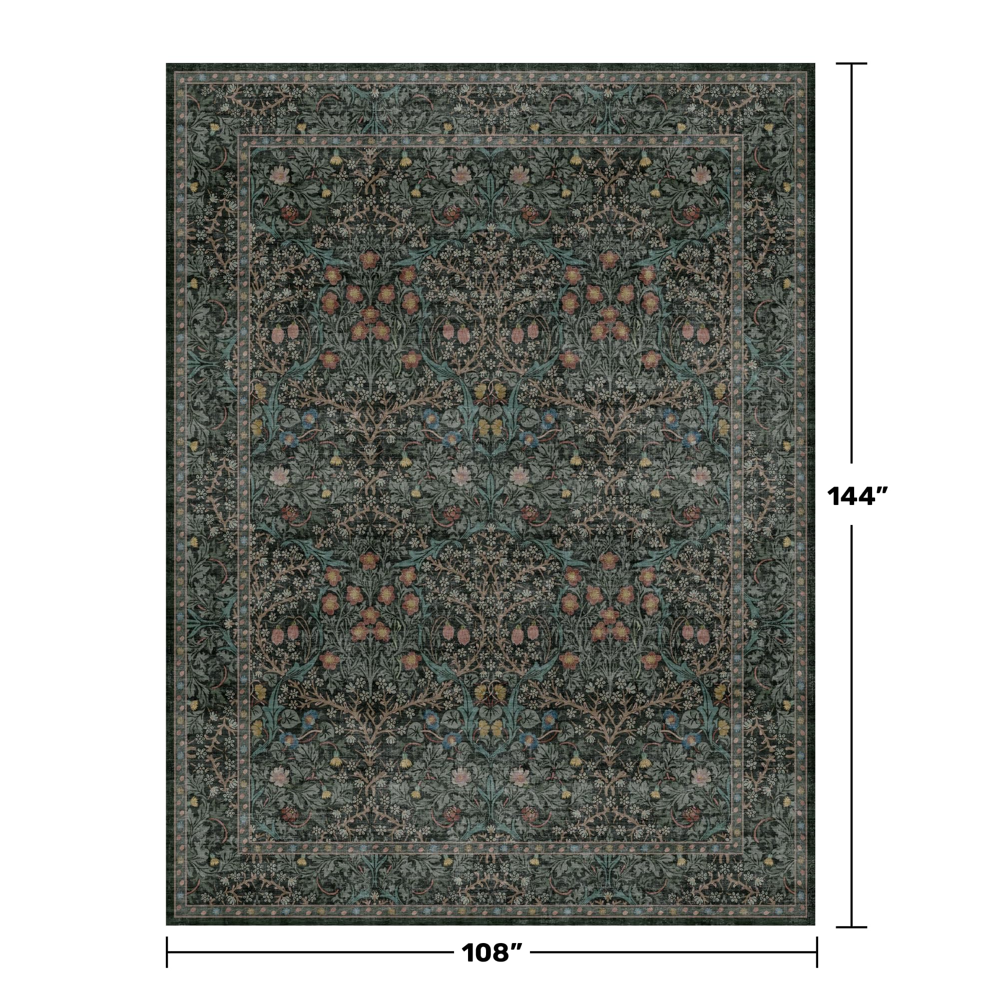 Gros plan du motif floral Hazo Haus révélant richesse des couleurs et élégance