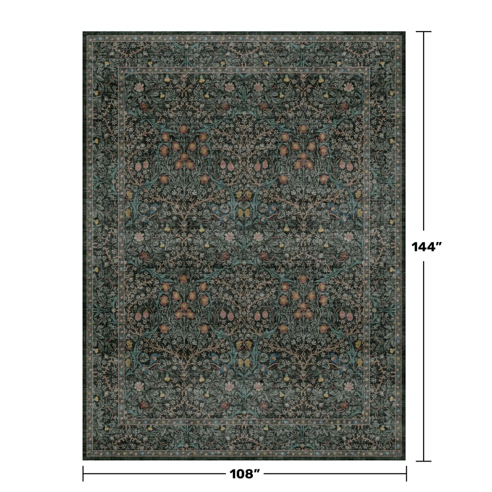 Gros plan du motif floral Hazo Haus révélant richesse des couleurs et élégance