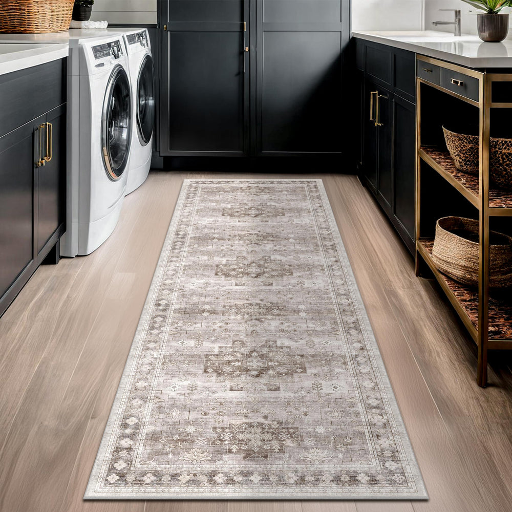 Hazo Haus tapis déroulé après déballage pour éliminer les plis