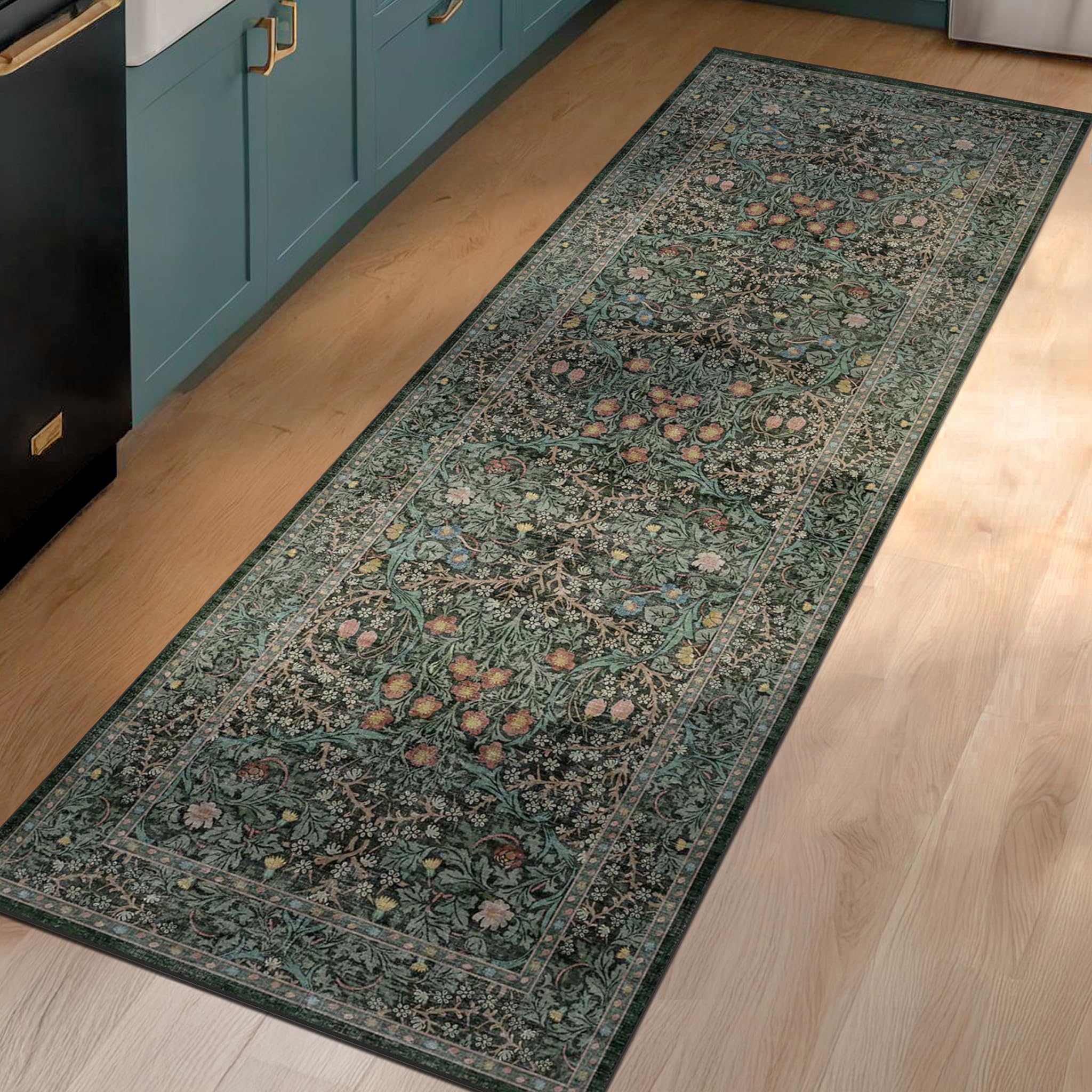 Hazo Haus tapis en décor victorien salon montrant transformation esthétique de la pièce