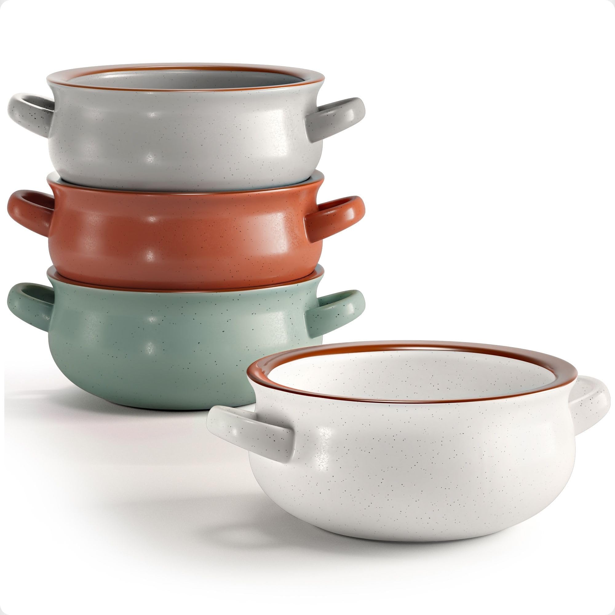 HB Design Co. bol à soupe face ensemble montrant design artisanal et capacité
