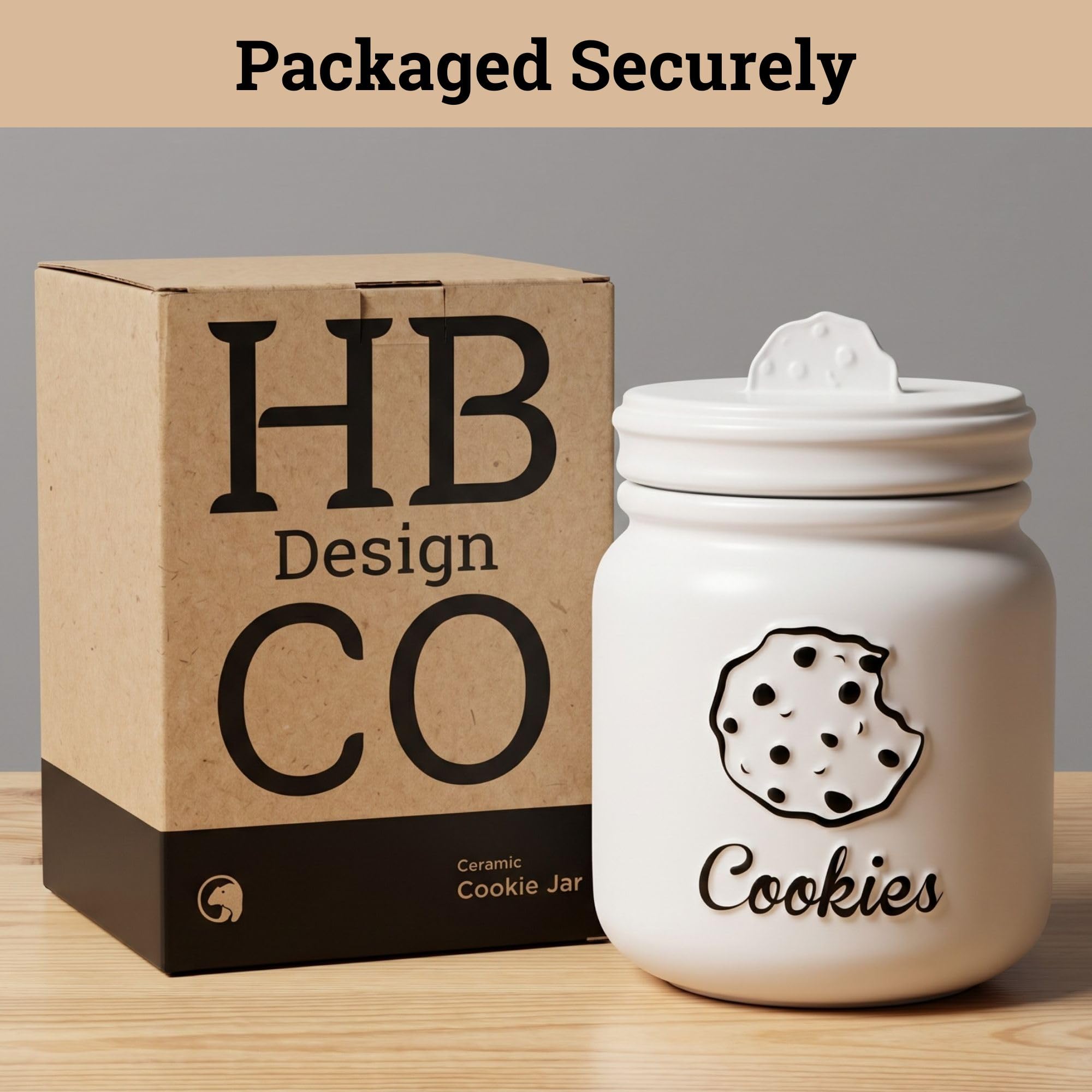 HB Design Co. mise en scène emballage cadeau, parfait comme présent utile