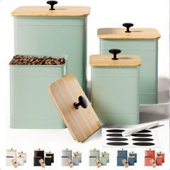 HB Design Co. ensemble face montrant design vert sauge et rangement pratique