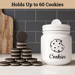HB Design Co. intérieur montrant capacité pour plusieurs dizaines de biscuits