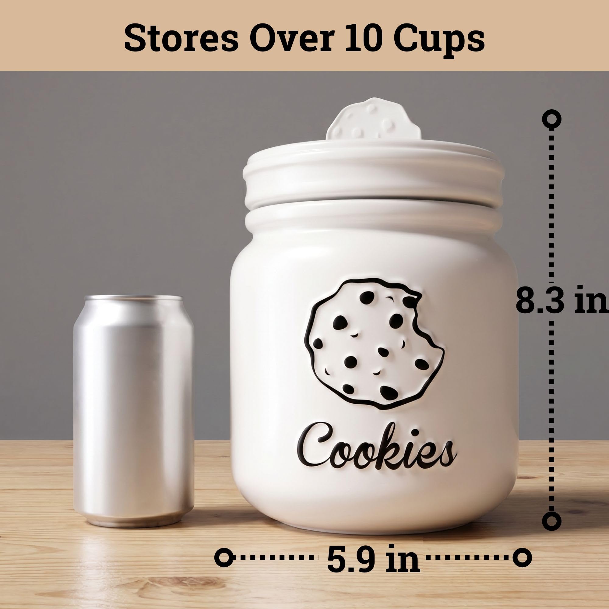 HB Design Co. main prenant un biscuit, accès facile et pratique
