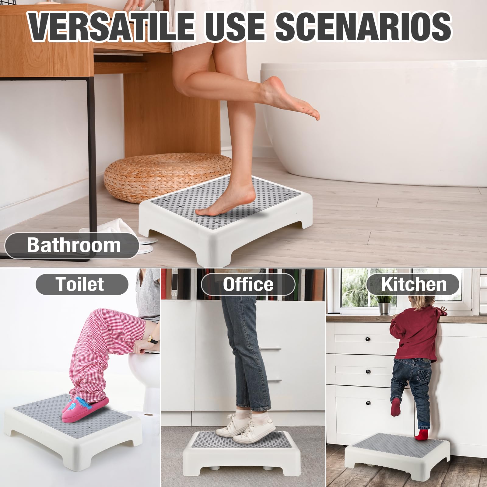 HBTower marchepied posé en salle de bain pour sécurité lors d'entrée