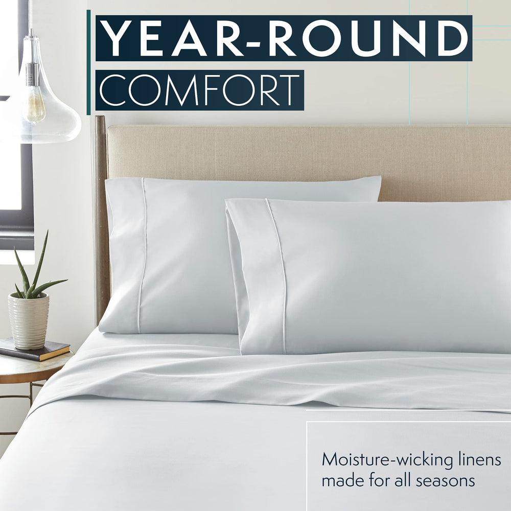 HC COLLECTION drap housse avec poche profonde enfilé sur matelas, maintien sûr