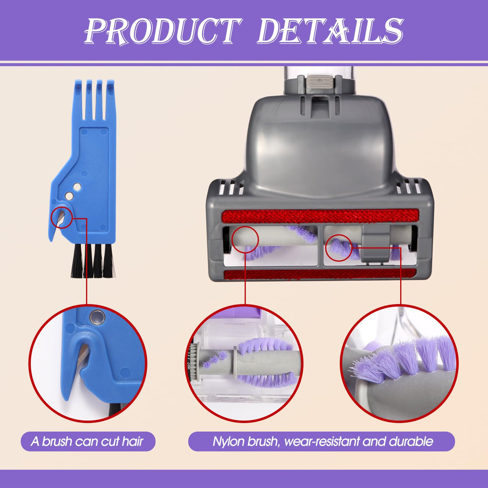 Hcxvtyx mini-brosse de nettoyage incluse pour enlever poils résiduels